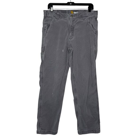 CARHARTT Relaxed Fit Fleece Lined Work Pants (34x30) - Picture 1 of 9